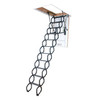 Fakro LST 66821 Metal Scissor Attic Ladder, insulated, for home attic improvement, 25"x47" opening.