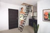 Fakro LST 66876 Insulated scissor attic ladder, sealed attic access, 300lb capacity, 9'2" ceiling height.
