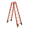 Werner T7408 | 8 Ft Fiberglass Twin Stepladder / Type IAA 375 lb Rating