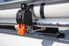 Prime Design ACC-8000 Retractable Ratchet Tie-Down with orange ratchet, secure cargo equipment for safe transportation.