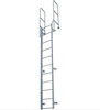 Cotterman - F8W Fixed Steel Wall Ladder w/ Walk Thru-Rail | 1 Section | 10 Ft 8 In