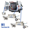 Thunderbolt M1 Two-Door Kit vehicle security system for work vans, anti-theft deadbolt locks.