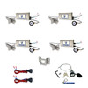 Thunderbolt Anti-Theft Deadbolt Locks for Work Vans, enhancing van security with silver and black components.