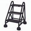 Cotterman ST-300 A2 XX P5 MasterStep Office Ladder, a workplace safety ladder, 3-step, black.