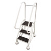 Cotterman ST-321 A2 XX P5 | MasterStep Office Ladder / 3 - Step / 27 In Platform Height / 57 In Overall Height / Double Top Step / Double Handrail