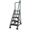Cotterman ST-523 A2 XX P5 MasterStep office ladder with double top step and right handrail.