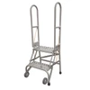 Cotterman SAS2A6 steel 2-step office rolling ladder with A6 perforated tread, 20" top step height.