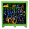 Knaack 139-SK-03-KL Safety Kage Cabinet, Heavy-duty Organizer, green, lock, 59.4 cu ft storage.
