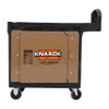 Knaack CA-04 Cart Armour, rolling cart security for Rubbermaid cart model 4500-88, brown and black color.