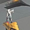 Malco Tool #AV8 Aviation Snips, Left, Vertical, steel cutting, Malco Tool brand, silver color.