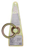 Werner Fall Protection A216400 Bullring Roof Anchor for Construction Safety, metal, silver, gold, ring.