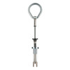 Werner Fall Protection A515000 Reusable Anchor System, 3/4", Swivel, Black, 2" Teardrop D-Ring, Concrete Removable.