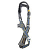 Werner PROFORM Standard Harness, Quick Connect Legs, Steel Hardware, Safety Performance, blue and yellow.