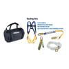 Werner K111204 Roofing Kit, 50Ft Basic, Pass-Thru Buckle Harness, Duffel Bag