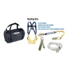 Werner Fall Protection K111204 Roofing Kit, 50Ft Basic, Pass-Thru Buckle Harness, fall protection, Duffel Bag.