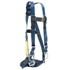 Werner H431002 Basewear Positioning (Back And Hip D-Rings) Harness, Universal / Slotted pass-through buckle on chest and leg straps