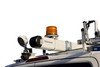 Prime Design STB LED Strobe Lights for traffic safety, white and black, on a vehicle roof.