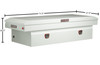Weather Guard Model 116-X-04 Saddle Box, steel, weather-resistant storage, 14.5 cu ft, full extra wide.