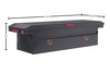 Weather Guard Model 121-X-04 Saddle Box, 10.2 cu ft, truck storage solution, black, full low profile.