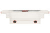 Weather Guard Model 137-X-04 Aluminum Saddle Box truck storage box, 8.0 cu ft, compact deep.