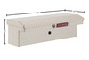 Weather Guard Model 180-X-04 secure aluminum box, 41" Low Profile Lo-Side, aluminum, diamond plate finish.