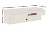 Weather Guard Model 184-X-04 aluminum truck tool storage box, 41" Lo-Side, 3.0 cu ft.
