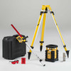 Stabila 05700 LAR 350 Exterior interior laser kit with yellow tripod and case.
