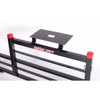 Weather Guard Model 1920 Cab Protector Ladder Mount, Rectangular Base, Truck Warning Mount, black color.