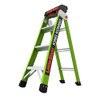 Little Giant Model 13470-001 | KING KOMBO Professional, 4' - ANSI Type IAA - 375 lb Rated, Fiberglass 3-in-1 All-Access Combination Ladder with Rotating Wall Pad Accessory