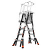 Little Giant Model 19504 | COMPACT CAGE, 4'-6' Model - ANSI Type IAA - 375 lb Rated,Fiberglass Adjustable Enclosed Elevated Platform