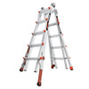 Little Giant Model 15182-882 | DEFENDER, Model 22 - ANSI Type IA - 300 lb Rated, Aluminum Articulated Extendable Ladder with RATCHET Levelers and fireman heat sensors