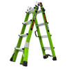Little Giant Model 17117-001 | CONQUEST 2.0, Model 17 - ANSI Type 1A - 300 lb Rated - Fiberglass Articulated Extendable Ladder with Accessory Ports, Carry Handle, V- bar and TIP & GLIDE Wheels