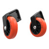 Little Giant Model 10940 Tip & Glide Wheels, orange mobile accessory, black base, by Little Giant.