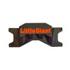 Little Giant Model 15097 Ladder Rack for garage organization in black color.