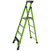Little Giant Model 15406-001 | MIGHTYLITE, 6' Model - ANSI Type IAA - 375 lb Rated, Fiberglass Stepladder with GROUND CUE