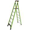 Little Giant Model 15408-001 | MIGHTYLITE, 8' Model - ANSI Type IAA - 375 lb Rated, Fiberglass Stepladder with GROUND CUE