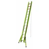 Little Giant 32-foot ladder, fiberglass extension ladder with HYPERLITE Technology and GROUND CUE, V-Rung feet.