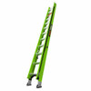 Little Giant Model 17928-087 | HYPERLITE, 28' - ANSI Type IAA - 375 lb Rated Fiberglass Extension Ladder Cable Hooks, V-Rung and AUTO-LEVELERS