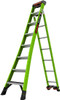 Little Giant 8' Industrial Use Ladder, green fiberglass, Type IAA, 375 lb rated, KING KOMBO.