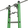 Werner "AERO" Box Rail Fiberglass Extension Ladder with Strand Grab & V-Rung | Type IAA