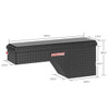 Weather Guard Model 173-5-04 Pork Chop Box, black, 3.4 cu ft, 173-5-01, passenger side.