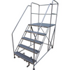 Cotterman Series 1000 Rolling Ladder / 30" Tread Width / 59 Degree Climb Angle / A3 Tread