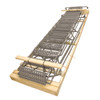 Cotterman Series 1500 Rolling Ladder, 10" top step, A1 tread, 30" wide, 59 degree angle.