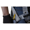 Werner Fall Protection H06314X PROFORM SWITCHPOINT harness with Quick Release Legs and gray straps.