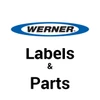Werner Parts logo with blue oval and black text on white background for labels and parts.