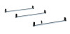 Adrian 3B6W 3BAR 3-Bar Utility Rack w/ (4)6" Uprights - No Mounts