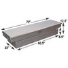 Adrian Steel #AD100 Aluminum Single Lid Crossbox, 70w x 12.5h x 20d
