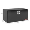 Weather Guard Model 550-5-02 Black Underbed Box, Steel, Jumbo, for Truck Tool Storage.