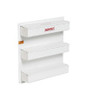 Weather Guard 9871-3-01 Door Organizer with closed trays, tool organization trays, 21.75 x 20.25 inches.