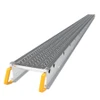 MetalTech M-SPA21224 Aluminum Stage 12" X 24' platform extension with yellow end caps and holes.